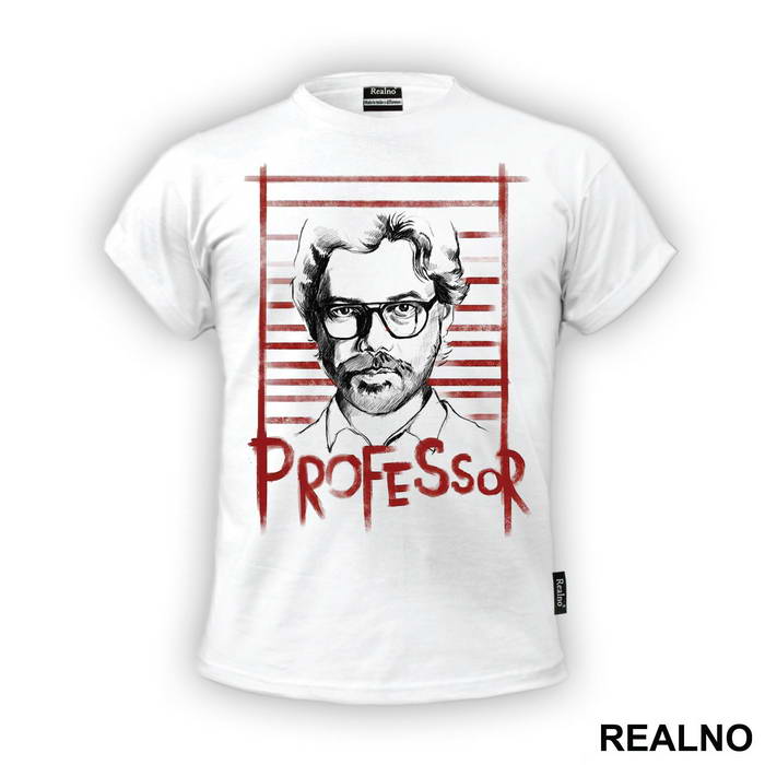 Professor - Profesor Red Lines - La Casa de Papel - Money Heist - Majica