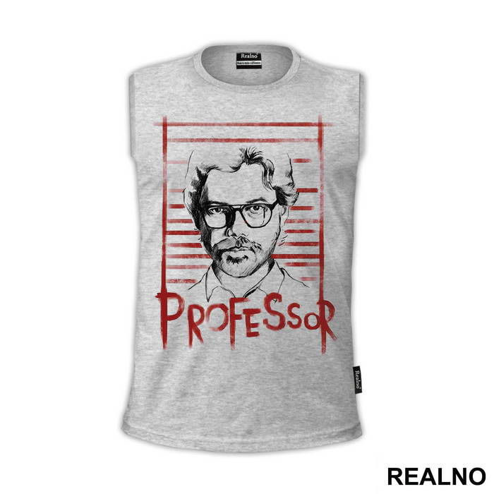 Professor - Profesor Red Lines - La Casa de Papel - Money Heist - Majica