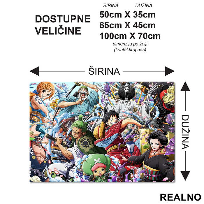 Characters - One Piece - Podmetač za sto