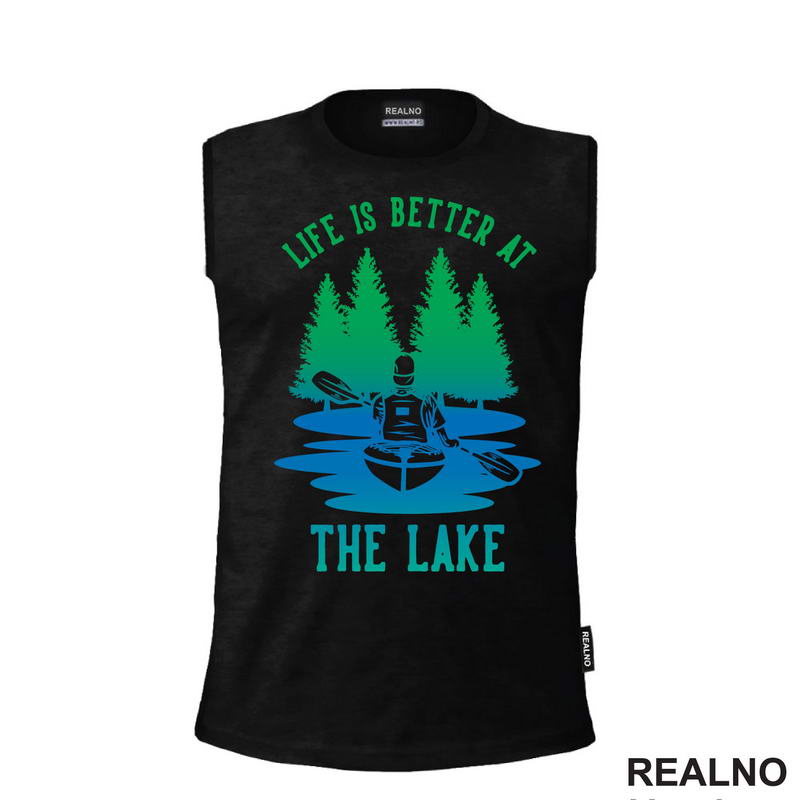 Life Is Better At The Lake - Green and Blue - Kampovanje - Priroda - Nature