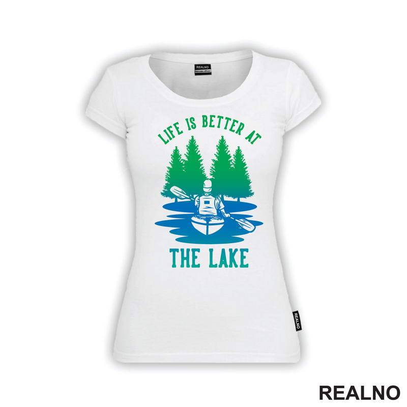 Life Is Better At The Lake - Green and Blue - Kampovanje - Priroda - Nature