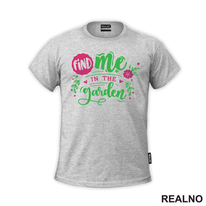 Find Me In The Garden - Pink and Green - Bašta i Cveće