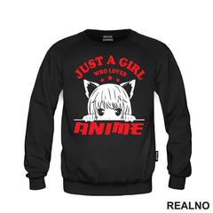 Just A Girl Who Loves Anime - Red