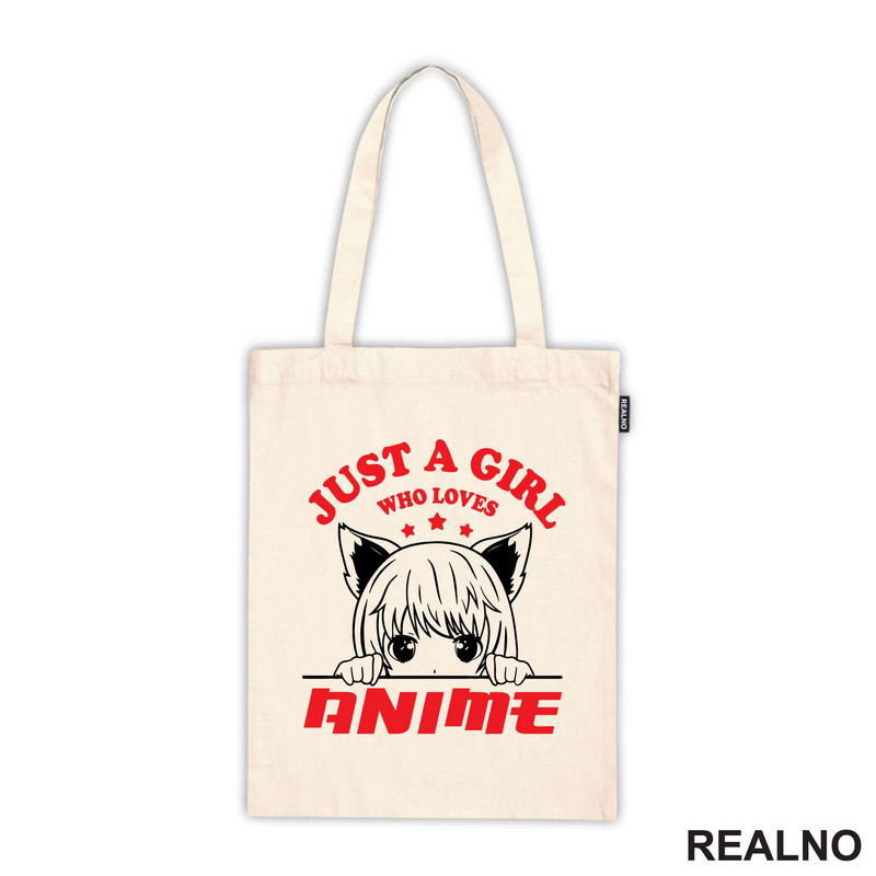 Just A Girl Who Loves Anime - Red