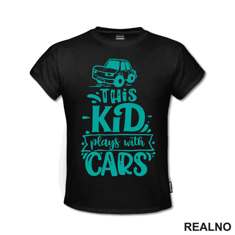 This Kid Plays With Cars - Green - Bebe