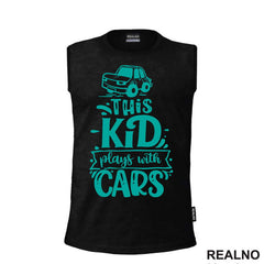 This Kid Plays With Cars - Green - Bebe
