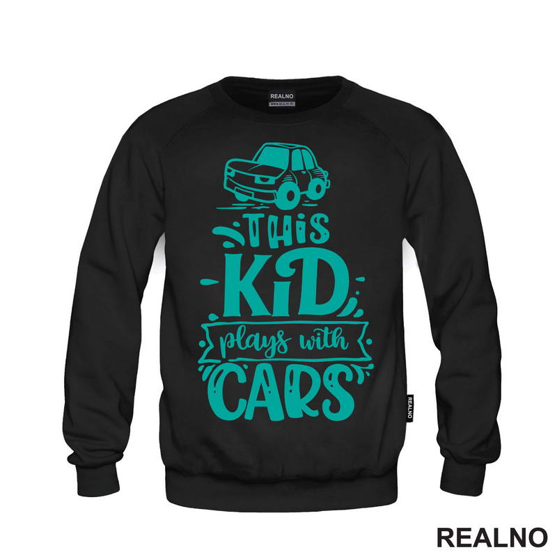 This Kid Plays With Cars - Green - Bebe