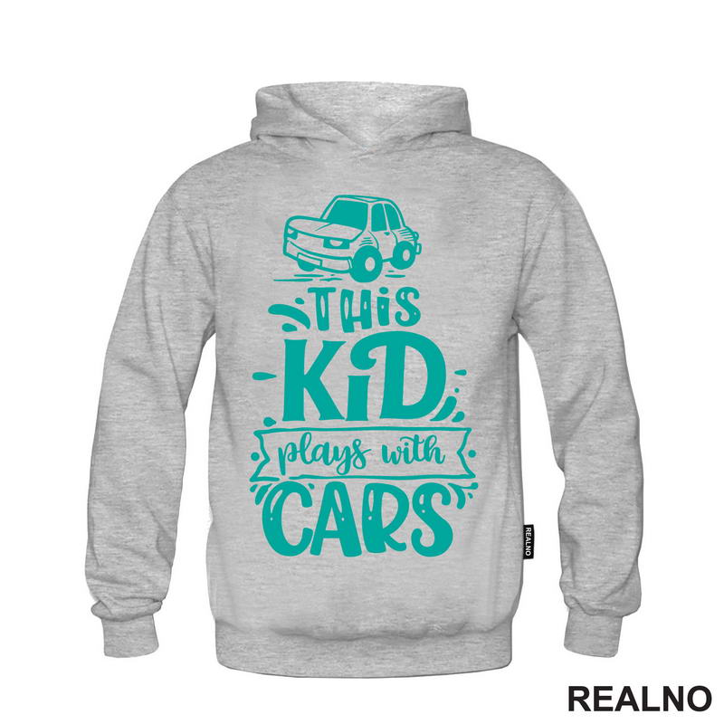 This Kid Plays With Cars - Green - Bebe