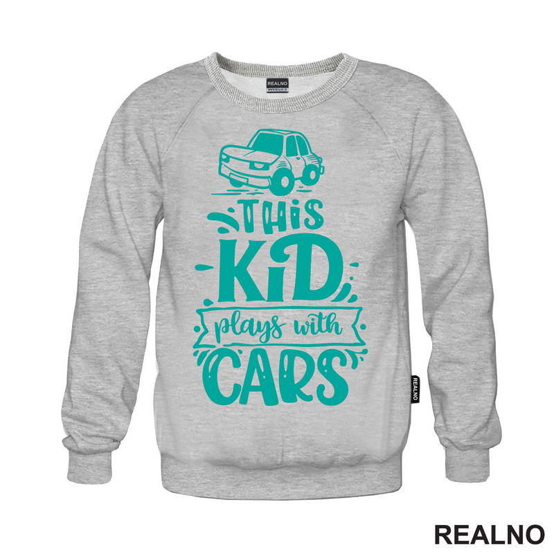 This Kid Plays With Cars - Green - Bebe