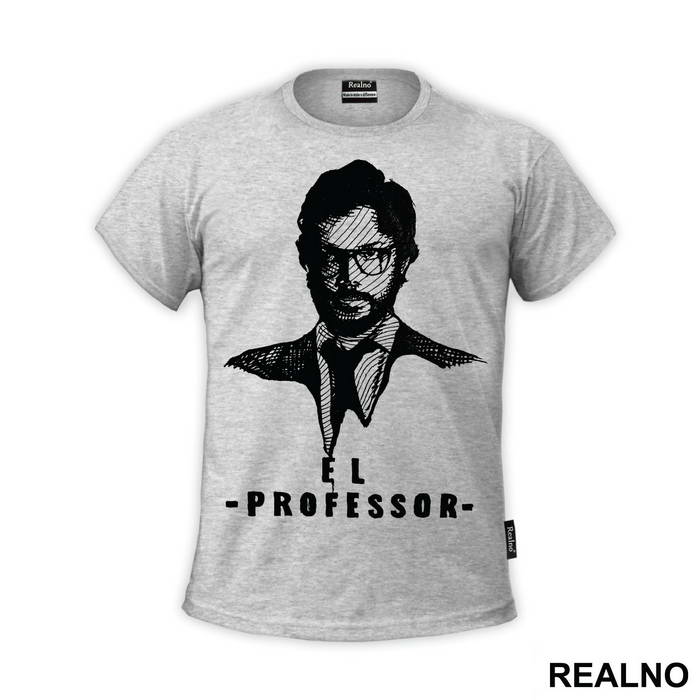 El Profesor - The Professor Illustration - La Casa de Papel - Money Heist - Majica