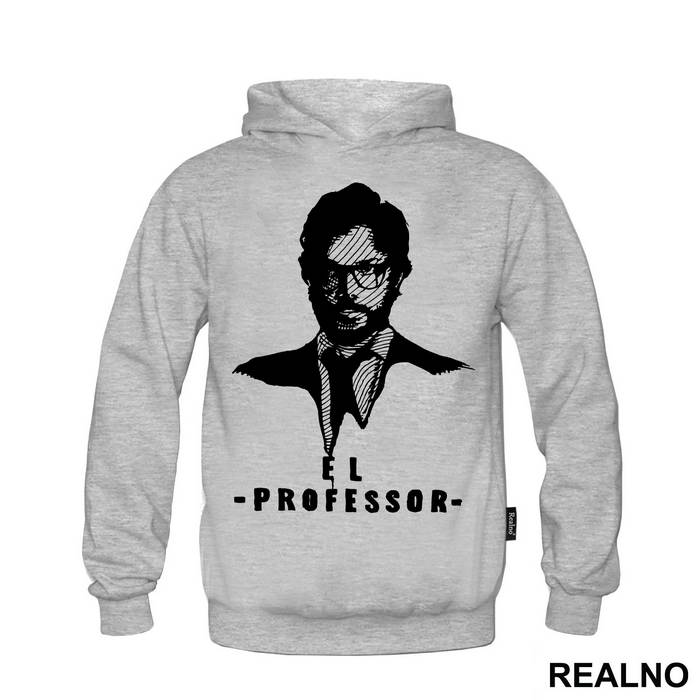 El Profesor - The Professor Illustration - La Casa de Papel - Money Heist - Majica