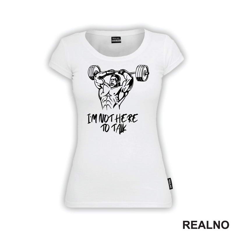 I'm Not Here To Talk - Trening