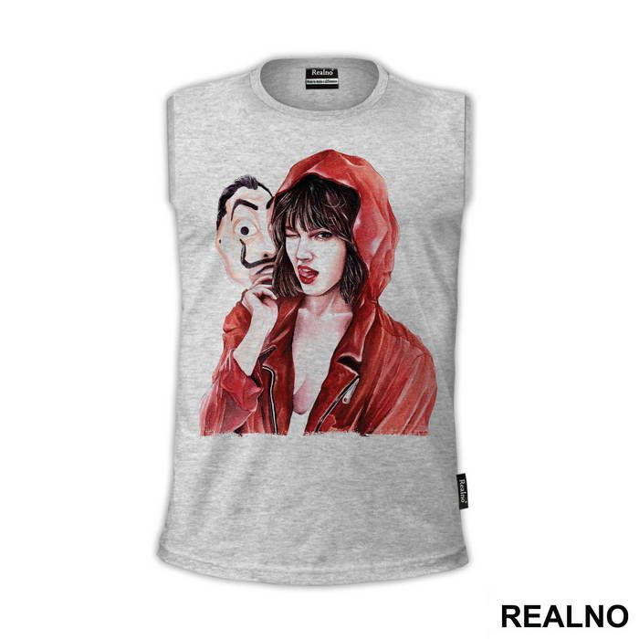 Tokio - Tokyo Wink Mask - La Casa de Papel - Money Heist - Majica