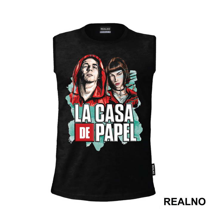 Rio And Tokio - Tokyo Paint Splash - La Casa de Papel - Money Heist - Majica