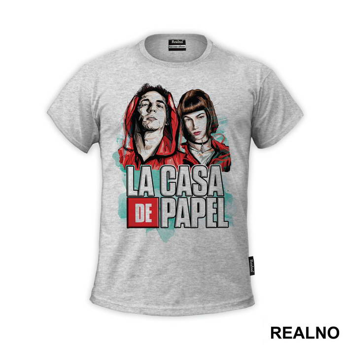 Rio And Tokio - Tokyo Paint Splash - La Casa de Papel - Money Heist - Majica
