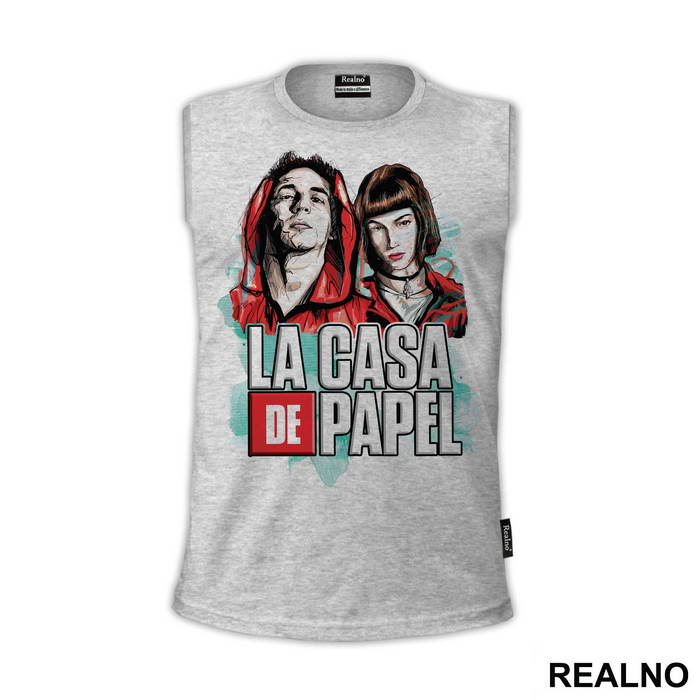 Rio And Tokio - Tokyo Paint Splash - La Casa de Papel - Money Heist - Majica