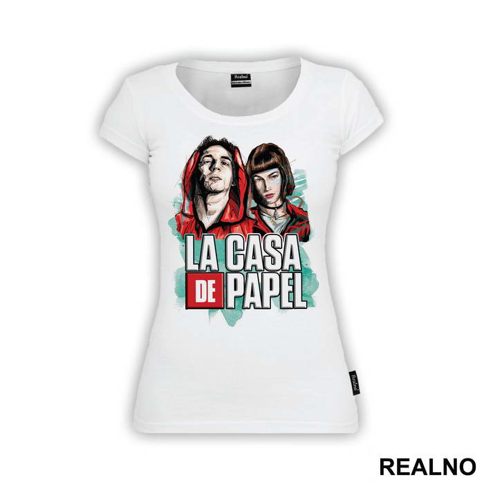 Rio And Tokio - Tokyo Paint Splash - La Casa de Papel - Money Heist - Majica