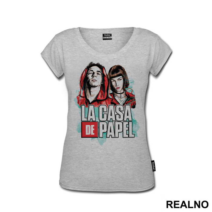 Rio And Tokio - Tokyo Paint Splash - La Casa de Papel - Money Heist - Majica