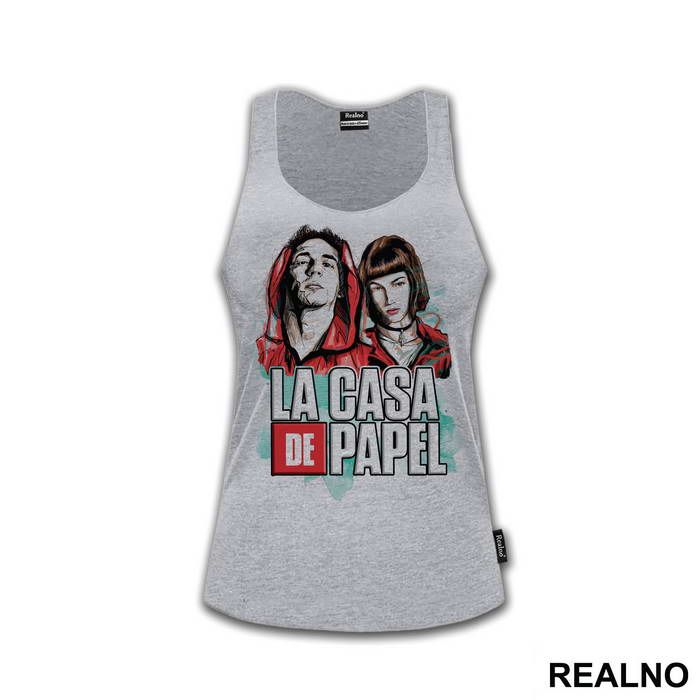 Rio And Tokio - Tokyo Paint Splash - La Casa de Papel - Money Heist - Majica