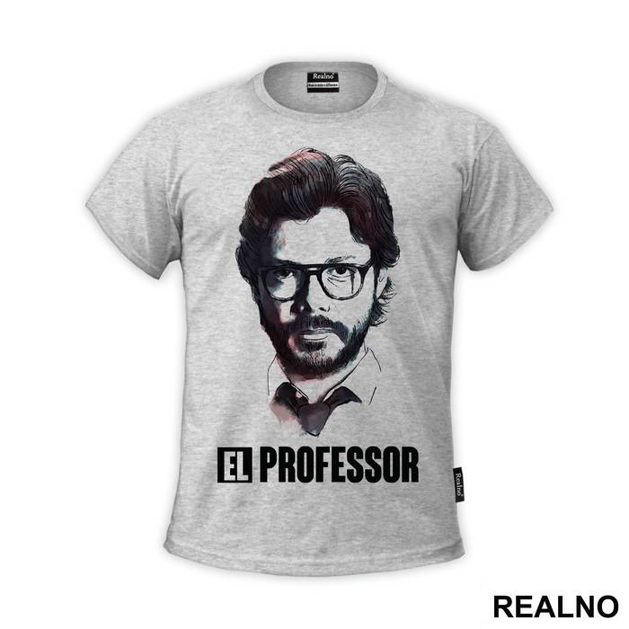 El Profesor - The Professor Portrait - La Casa de Papel - Money Heist - Majica