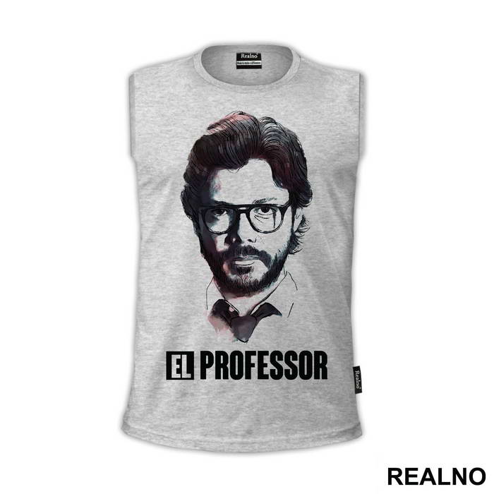 El Profesor - The Professor Portrait - La Casa de Papel - Money Heist - Majica