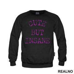 Cute But Insane - Purple - Humor