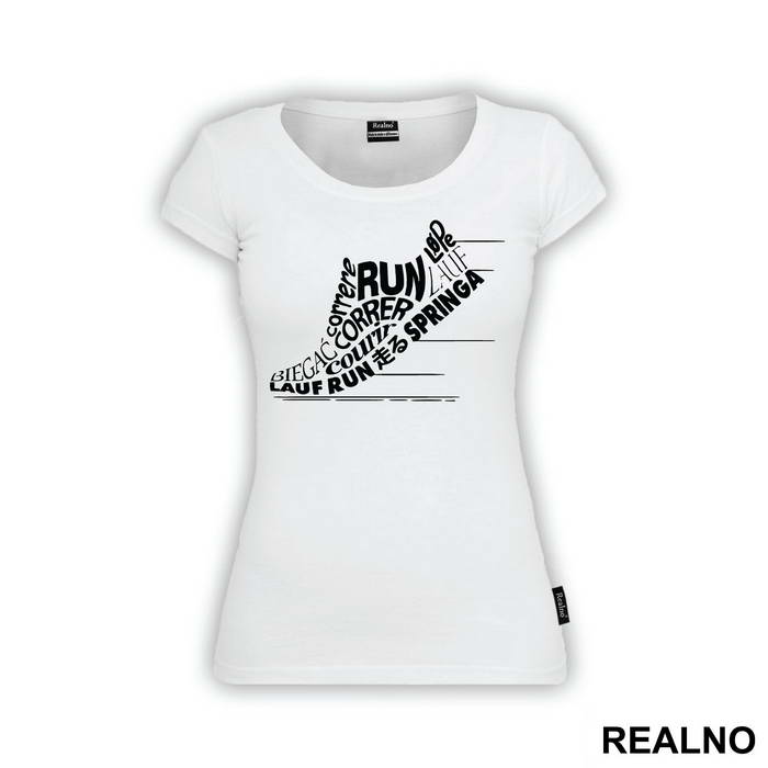 Quotes In The Shape Of A Shoe - Trčanje - Running
