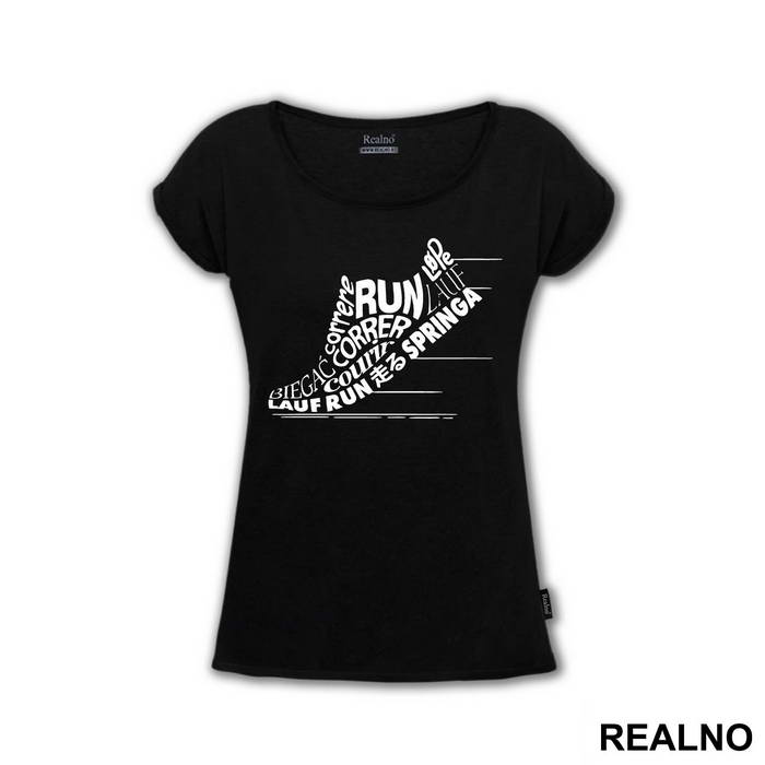 Quotes In The Shape Of A Shoe - Trčanje - Running
