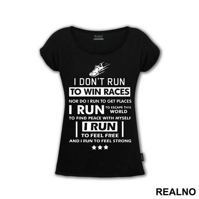 I Run To Feel Free - Trčanje - Running