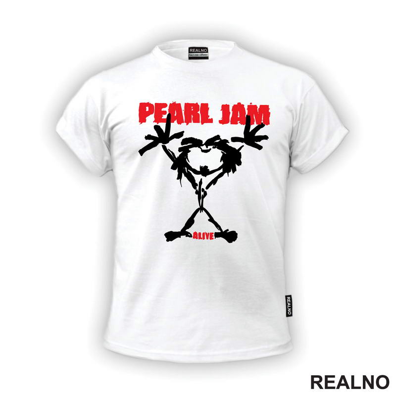 Pearl Jam - Alive - White And Red - Muzika