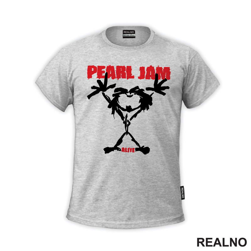 Pearl Jam - Alive - White And Red - Muzika