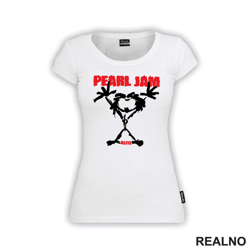 Pearl Jam - Alive - White And Red - Muzika