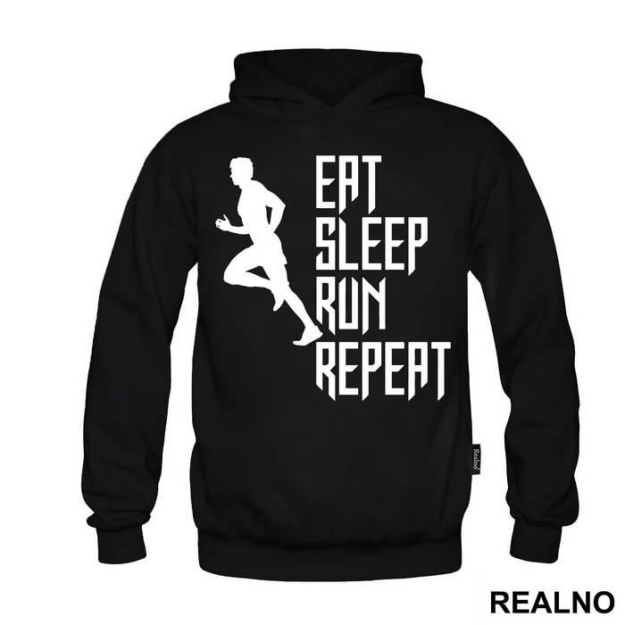 Eat, Sleep, Run, Repeat With Man - Trčanje - Running