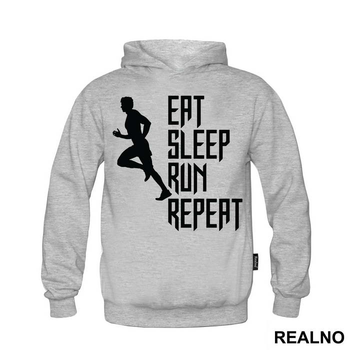 Eat, Sleep, Run, Repeat With Man - Trčanje - Running