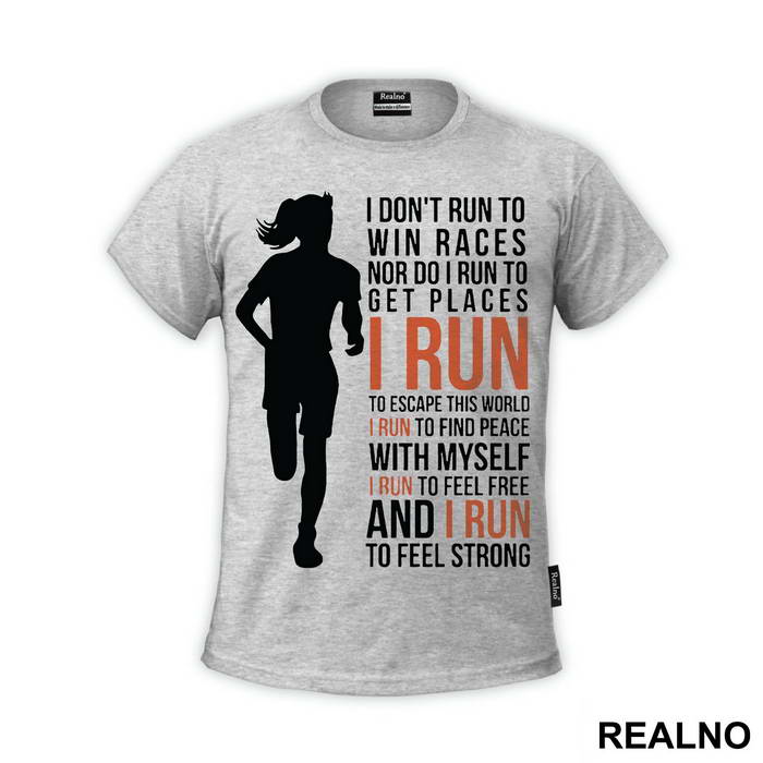 I Run To Feel Strong - Trčanje - Running