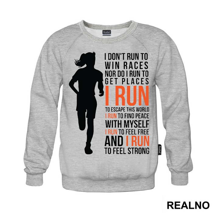 I Run To Feel Strong - Trčanje - Running