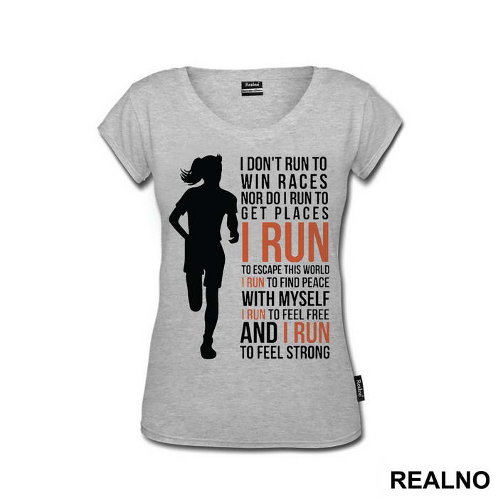 I Run To Feel Strong - Trčanje - Running