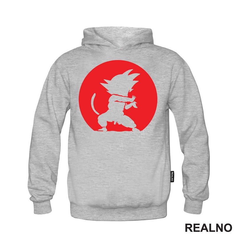Casting Kamehameha - Shadow - Red Moon - Goku - Dragon Ball