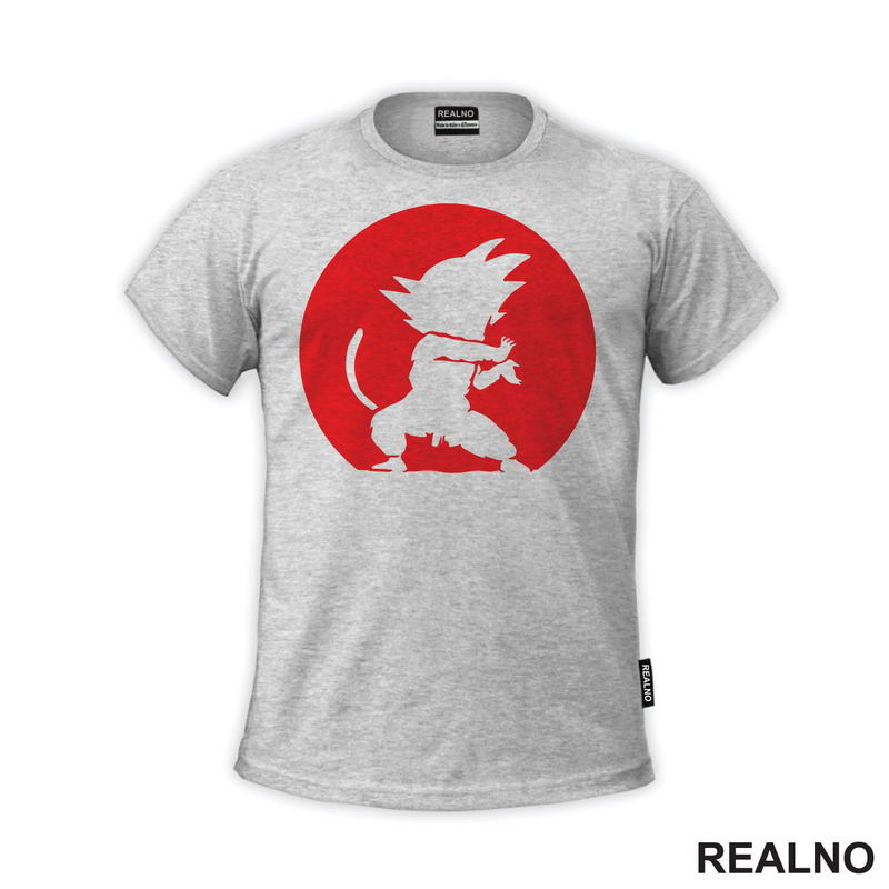Casting Kamehameha - Shadow - Red Moon - Goku - Dragon Ball