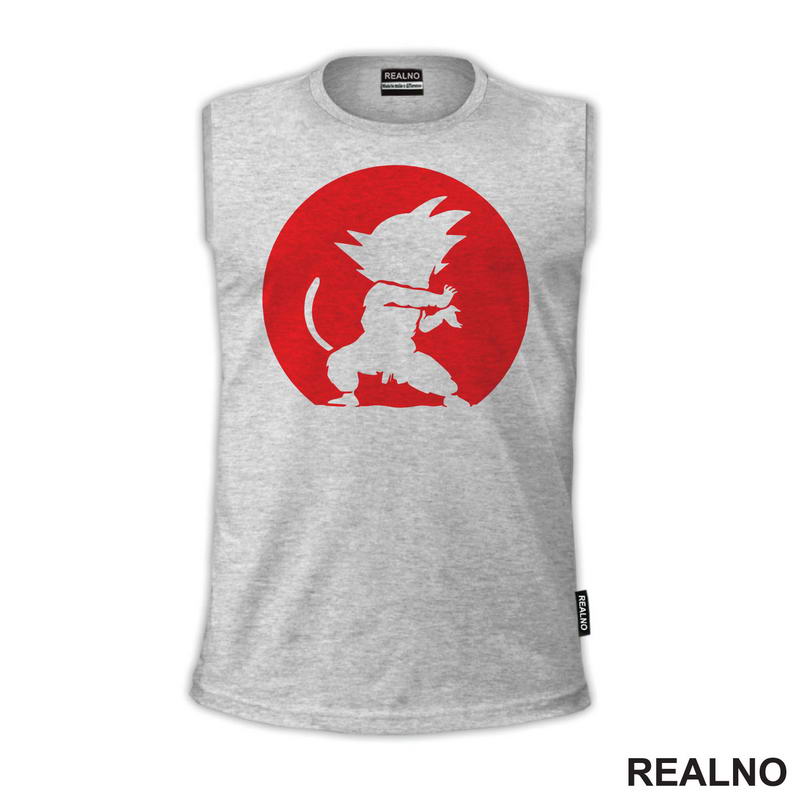 Casting Kamehameha - Shadow - Red Moon - Goku - Dragon Ball