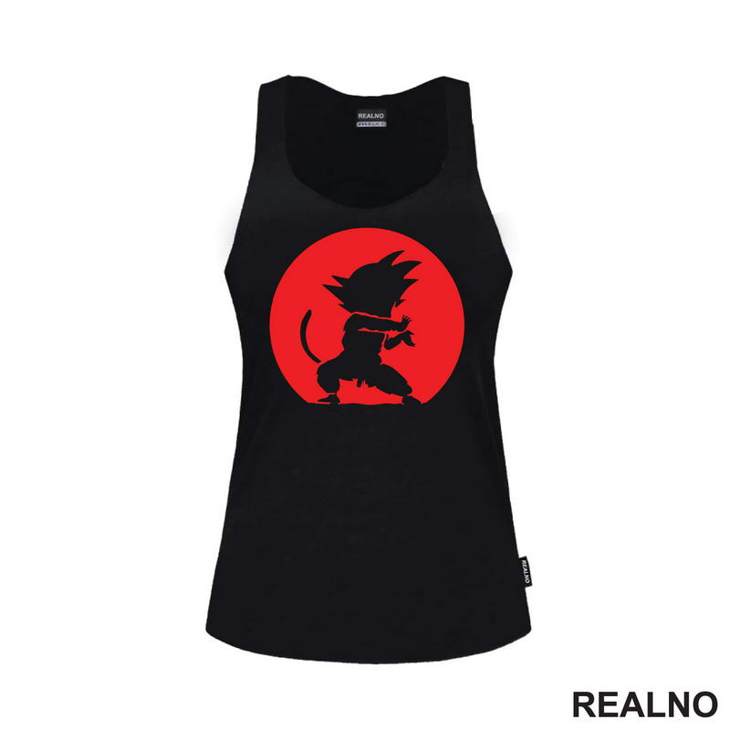 Casting Kamehameha - Shadow - Red Moon - Goku - Dragon Ball