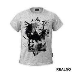 Ragnar - Art - Black - Vikings