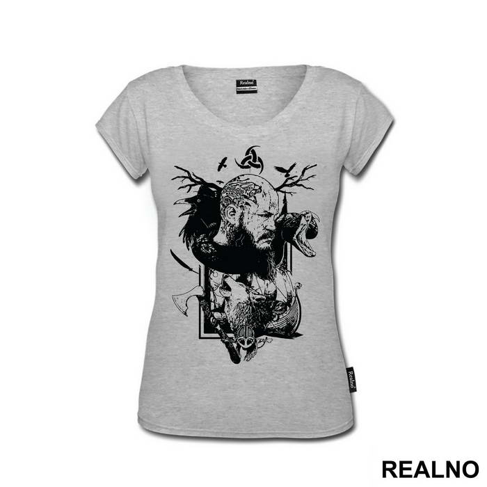 Ragnar - Art - Black - Vikings