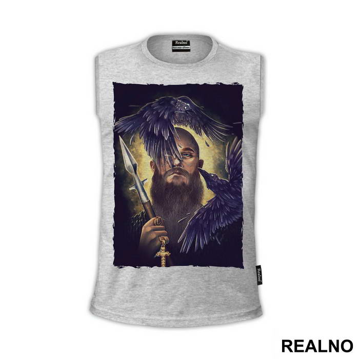 Ragnar And Crows - Gold And Black - Vikings