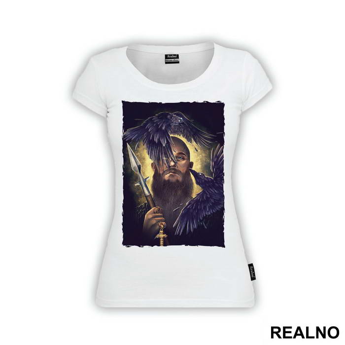 Ragnar And Crows - Gold And Black - Vikings