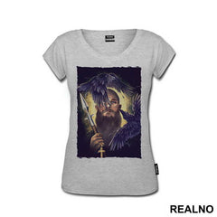 Ragnar And Crows - Gold And Black - Vikings