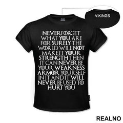 Never Forget What You Are - Vikings