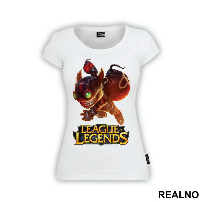 Ziggs - The Hexplosives Expert - Classic Skin - League Of Legends - Majica