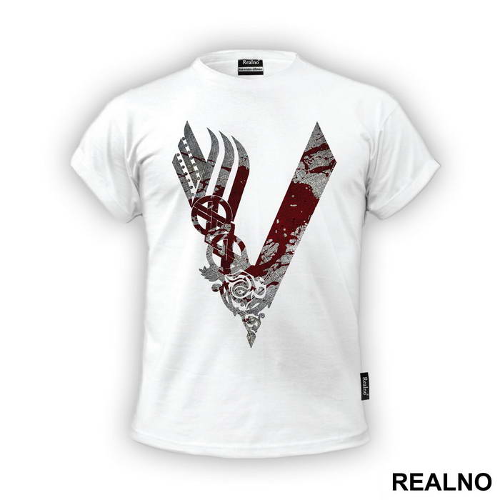 Logo - Bloody And Rusty V - Vikings