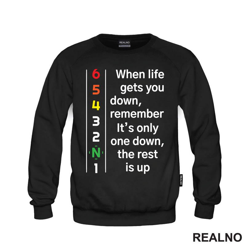 When Life Gets You Down, Remember It's Only One Down, The Rest Is Up - Motori